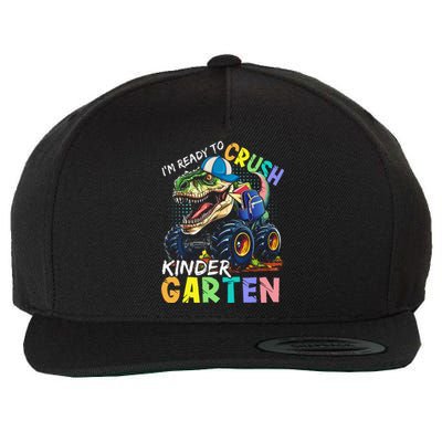 IM Ready To Crush Kindergarten Monster Truck Dinosaur Wool Snapback Cap