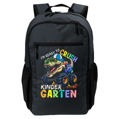 IM Ready To Crush Kindergarten Monster Truck Dinosaur Daily Commute Backpack