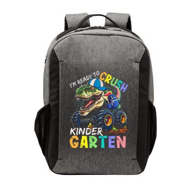 IM Ready To Crush Kindergarten Monster Truck Dinosaur Vector Backpack