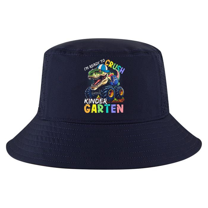 IM Ready To Crush Kindergarten Monster Truck Dinosaur Cool Comfort Performance Bucket Hat