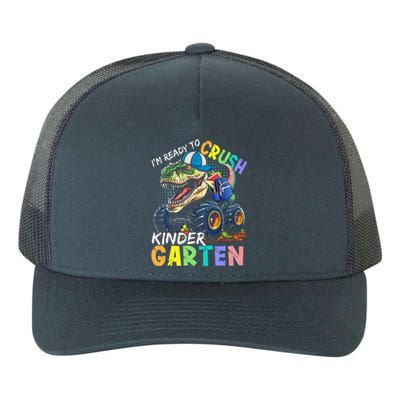 IM Ready To Crush Kindergarten Monster Truck Dinosaur Yupoong Adult 5-Panel Trucker Hat