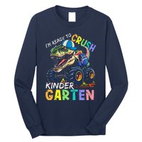 IM Ready To Crush Kindergarten Monster Truck Dinosaur Long Sleeve Shirt