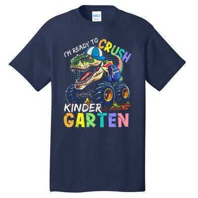 IM Ready To Crush Kindergarten Monster Truck Dinosaur Tall T-Shirt