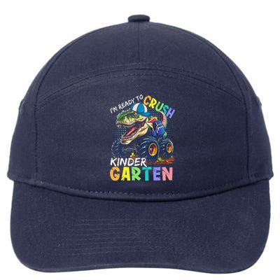 IM Ready To Crush Kindergarten Monster Truck Dinosaur 7-Panel Snapback Hat