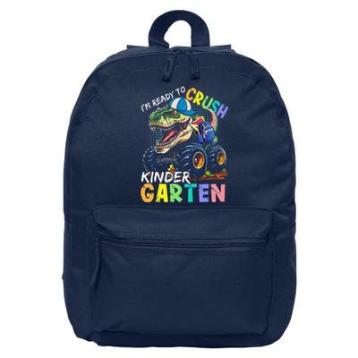 IM Ready To Crush Kindergarten Monster Truck Dinosaur 16 in Basic Backpack