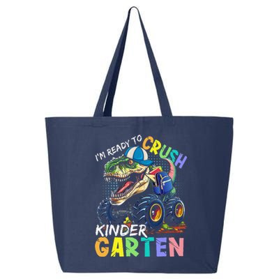 IM Ready To Crush Kindergarten Monster Truck Dinosaur 25L Jumbo Tote