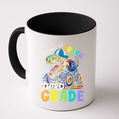 IM Ready To Crush Third Grade Monster Truck Dinosaur Mug