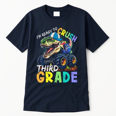 IM Ready To Crush Third Grade Monster Truck Dinosaur Tall T-Shirt