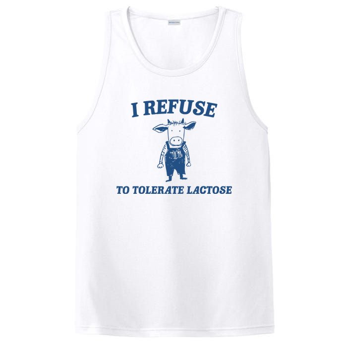 I Refuse To Tolerate Lactose Funny PosiCharge Competitor Tank