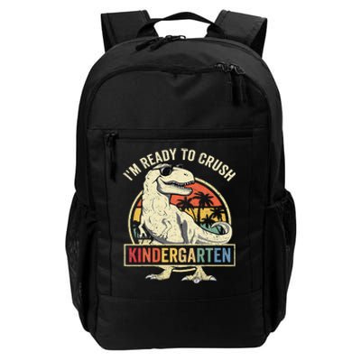 Im Ready To Crush Kindergarten Back To School Dinosaur Daily Commute Backpack