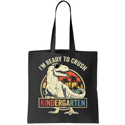 Im Ready To Crush Kindergarten Back To School Dinosaur Tote Bag