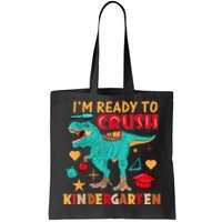 Im Ready To Crush Kindergarten Dinosaur Back To School Tote Bag