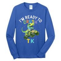 Im Ready To Crush TK Dinosaur Back To School TK Funny Tall Long Sleeve T-Shirt