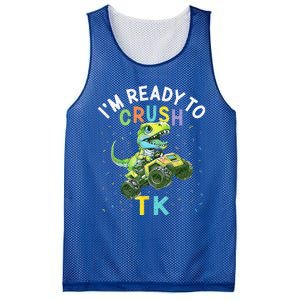 Im Ready To Crush TK Dinosaur Back To School TK Funny Mesh Reversible Basketball Jersey Tank