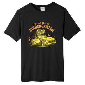 Im Ready To Crush Kindergarten Trex Dinosaur Back To School Tall Fusion ChromaSoft Performance T-Shirt