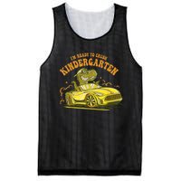 Im Ready To Crush Kindergarten Trex Dinosaur Back To School Mesh Reversible Basketball Jersey Tank