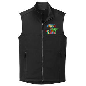 I'm Ready To Crush Kindergarten Dinosaur Back To School Kid Collective Smooth Fleece Vest