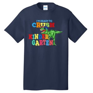 I'm Ready To Crush Kindergarten Dinosaur Back To School Kid Tall T-Shirt