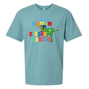 I'm Ready To Crush Kindergarten Dinosaur Back To School Kid Sueded Cloud Jersey T-Shirt