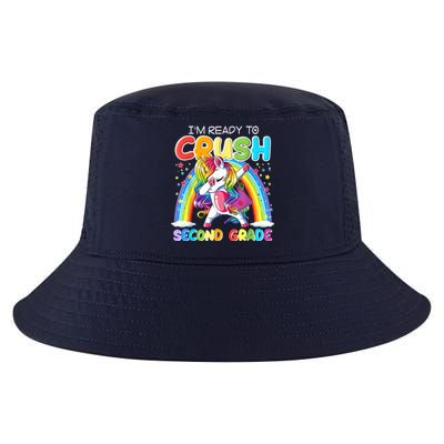 Im Ready To Crush Second Grade Unicorn Back To School Gift Cool Comfort Performance Bucket Hat