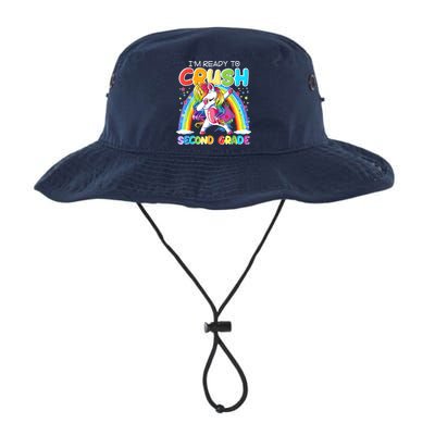 Im Ready To Crush Second Grade Unicorn Back To School Gift Legacy Cool Fit Booney Bucket Hat