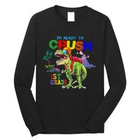 I'm Ready To Crush 1st Grade Back to School Dinosaur Long Sleeve Shirt