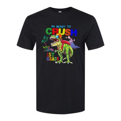 I'm Ready To Crush 1st Grade Back to School Dinosaur Softstyle CVC T-Shirt