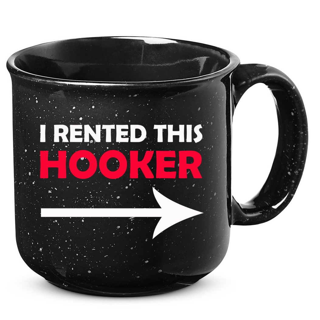 I Rented This Hooker 15oz Campfire Ceramic Mug