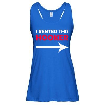 I Rented This Hooker Ladies Essential Flowy Tank