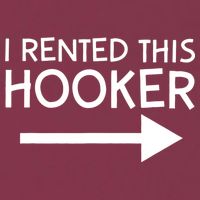 I Rented This Hooker Right No Scratch 16oz Travel Tumbler