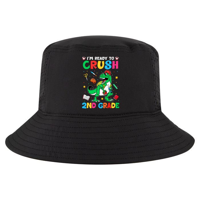 I'm Ready To Crush 2nd Grade Dinosaur Back To School Cool Comfort Performance Bucket Hat