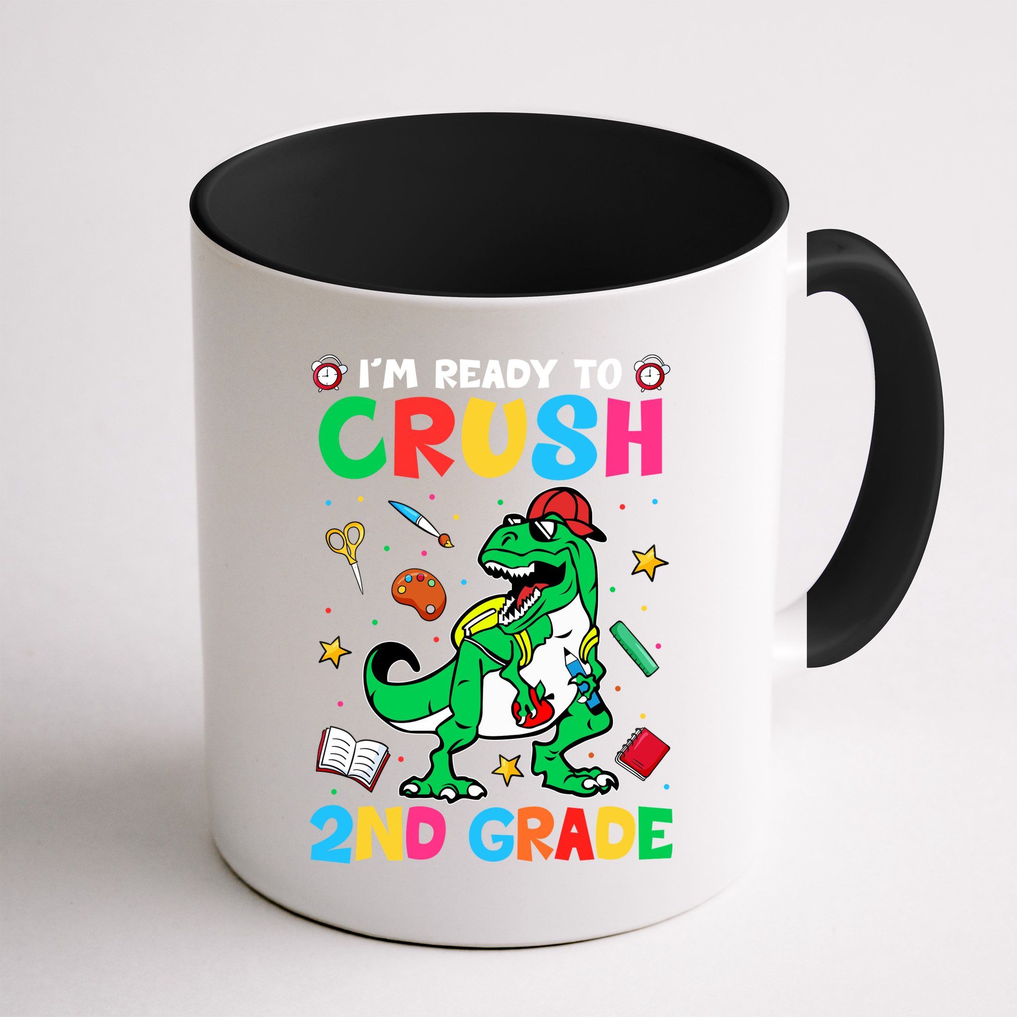 I'm Ready To Crush 2nd Grade Dinosaur Back To School Mug