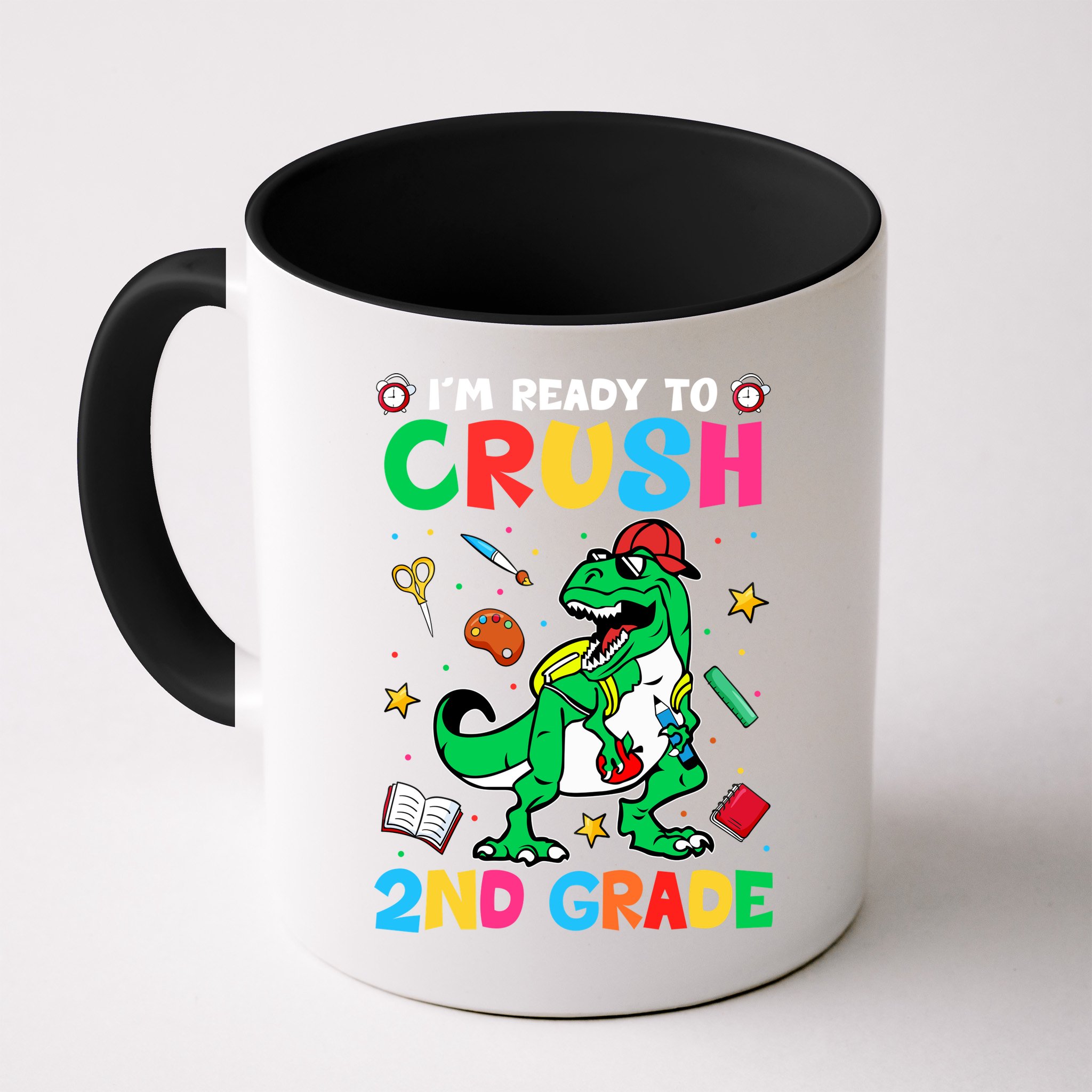 I'm Ready To Crush 2nd Grade Dinosaur Back To School Mug