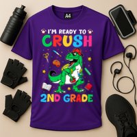 I'm Ready To Crush 2nd Grade Dinosaur Back To School Cooling Performance Crew T-Shirt
