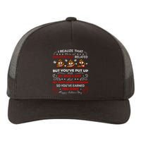 I Realize That Were Not Biologically Related Funny Stepdad Yupoong Adult 5-Panel Trucker Hat