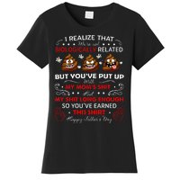 I Realize That Were Not Biologically Related Funny Stepdad Women's T-Shirt