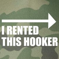 I Rented This Hooker Offensive Funny Saying Legacy Tie Dye Trucker Hat