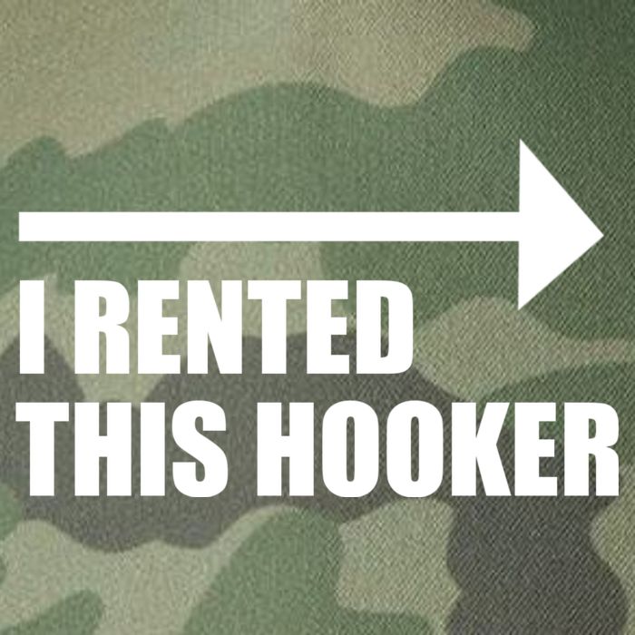 I Rented This Hooker Offensive Funny Saying Legacy Tie Dye Trucker Hat