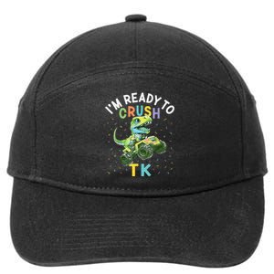 Im Ready To Crush TK Dinosaur Back To School TK Funny 7-Panel Snapback Hat