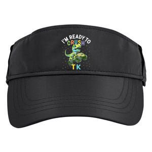 Im Ready To Crush TK Dinosaur Back To School TK Funny Adult Drive Performance Visor