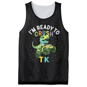 Im Ready To Crush TK Dinosaur Back To School TK Funny Mesh Reversible Basketball Jersey Tank