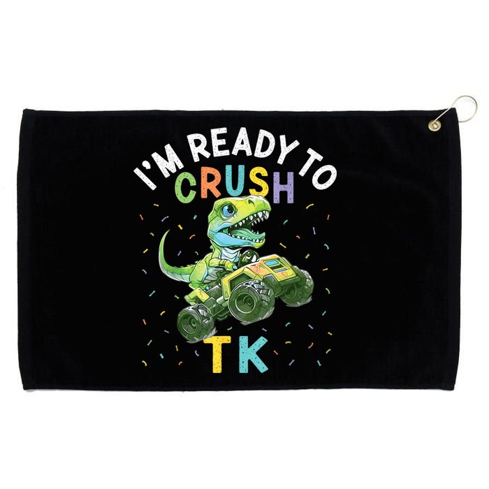 Im Ready To Crush TK Dinosaur Back To School TK Funny Grommeted Golf Towel