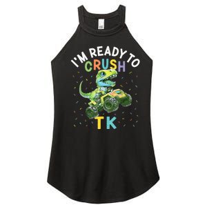 Im Ready To Crush TK Dinosaur Back To School TK Funny Women's Perfect Tri Rocker Tank