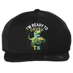 Im Ready To Crush TK Dinosaur Back To School TK Funny Wool Snapback Cap