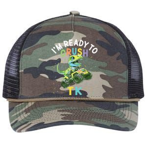 Im Ready To Crush TK Dinosaur Back To School TK Funny Retro Rope Trucker Hat Cap