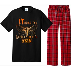 It Rubs The Lotion On ItS Skin Funny Apparel Pajama Set