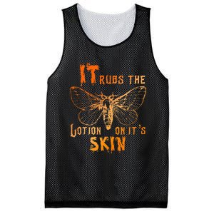 It Rubs The Lotion On ItS Skin Funny Apparel Mesh Reversible Basketball Jersey Tank