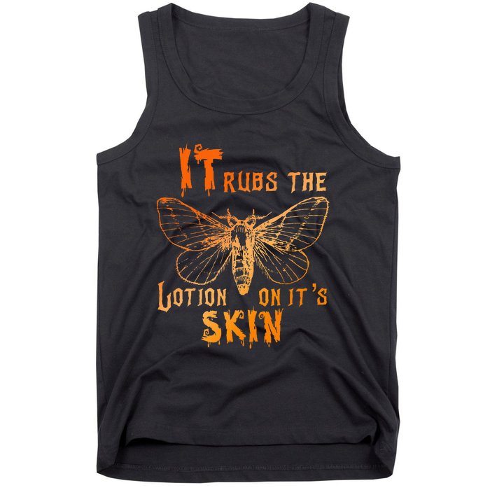 It Rubs The Lotion On ItS Skin Funny Apparel Tank Top