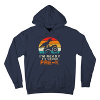 Im Ready To Crush Pre K Dino Monster Truck Back To School Hoodie