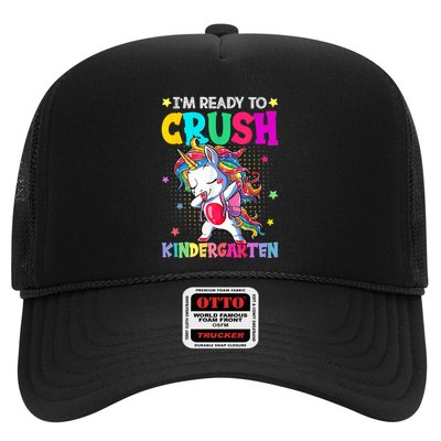 Im Ready To Crush Kindergarten Happy First Day Of School Trucker Hat